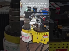 Macchina di piegatura di tubi cinese CNC38 servo piegatura con alta qualità con piegatura a spinta e foratura