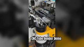 Visualizza la demo dei tubi in ferro d'acciaio della piegatrice per tubi CNC controllata da PLC CNC50REM